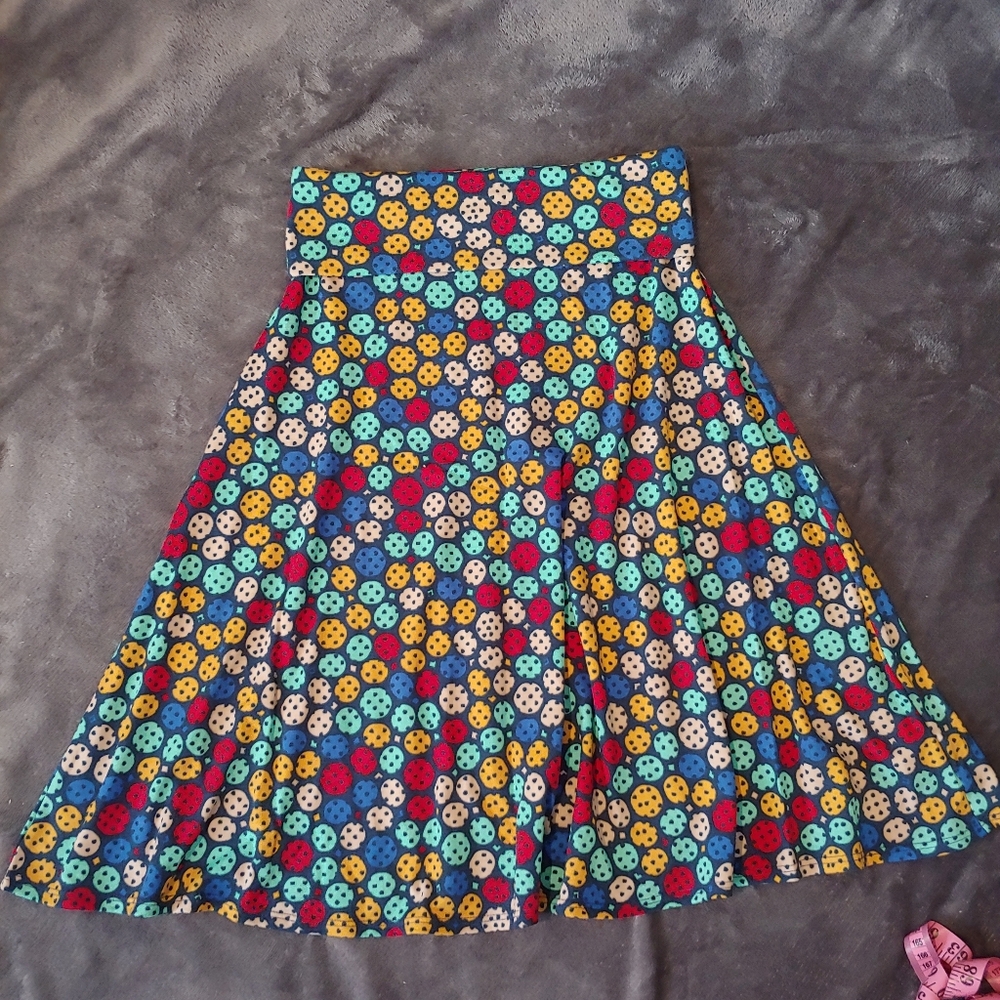 LuLaRoe * Button Skirt * Size XS * Fold Over Skirt * Strapless Dress